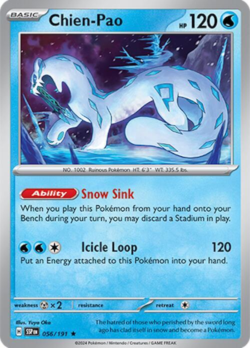 Chien-Pao 056/191 (SV08: Surging Sparks) - Holofoil