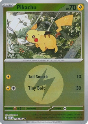 Pikachu 055/217 (ME: Ascended Heroes) - Energy Holofoil