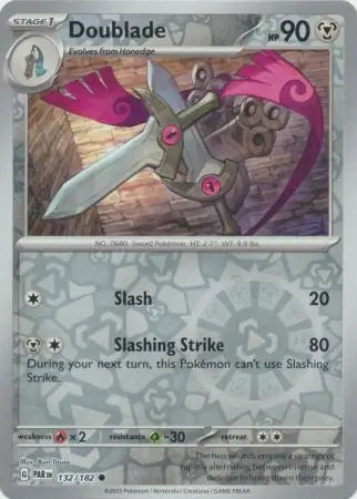 Doublade 132/182 (SV04: Paradox Rift) - Reverse Holofoil