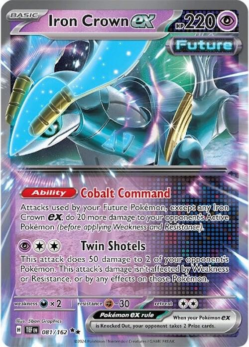 Iron Crown ex 081/162 (SV05: Temporal Forces) - Holofoil