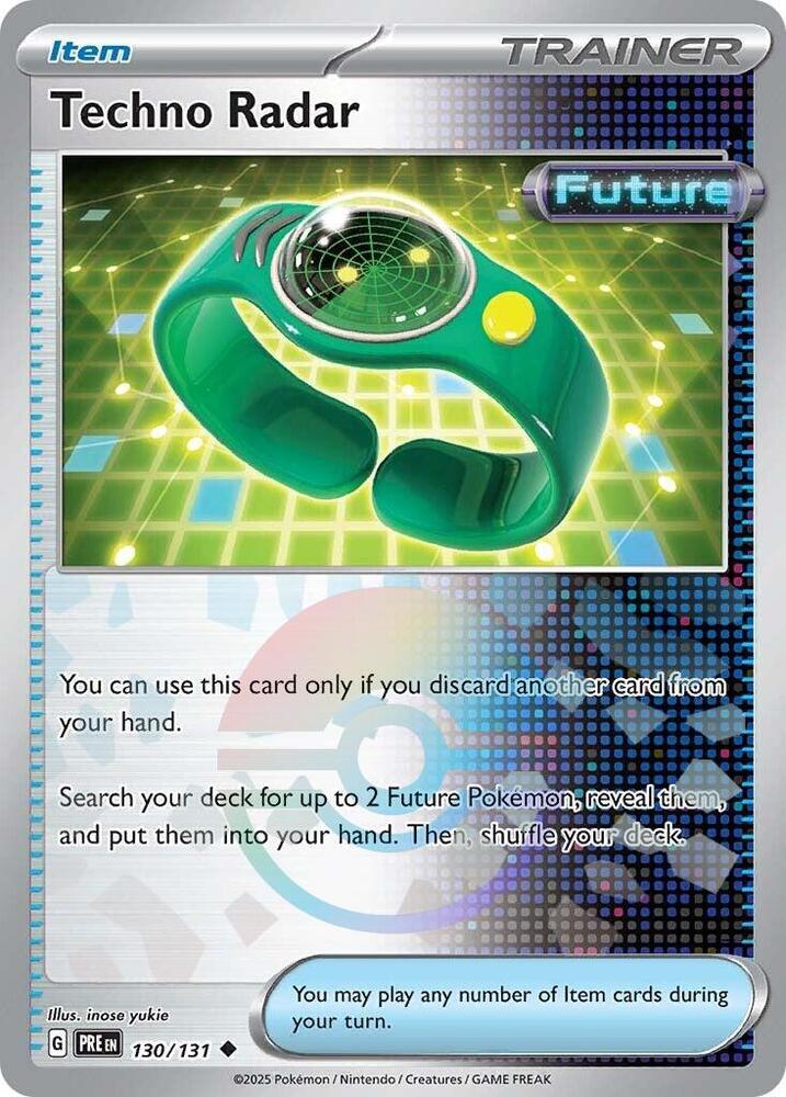 Techno Radar 130/131 (SV: Prismatic Evolutions) - Poke Ball Holofoil