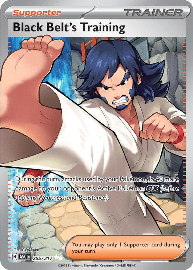 Black Belt's Training 255/217 (ME: Ascended Heroes) - Holofoil