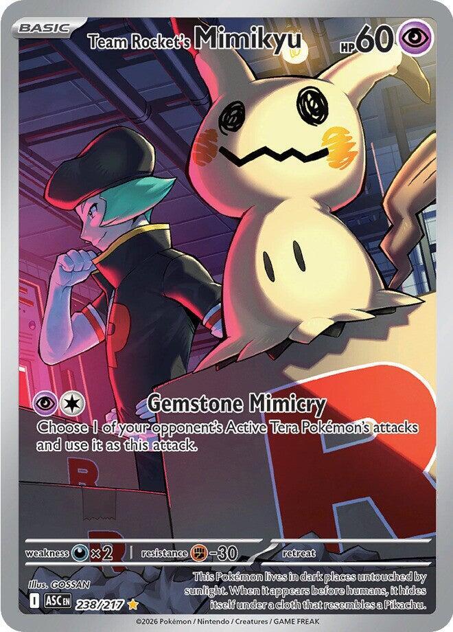 Team Rocket's Mimikyu 238/217 (ME: Ascended Heroes) - Holofoil