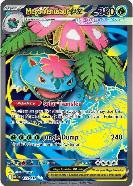 Mega Venusaur ex 155/132 (ME01: Mega Evolution) - Holofoil