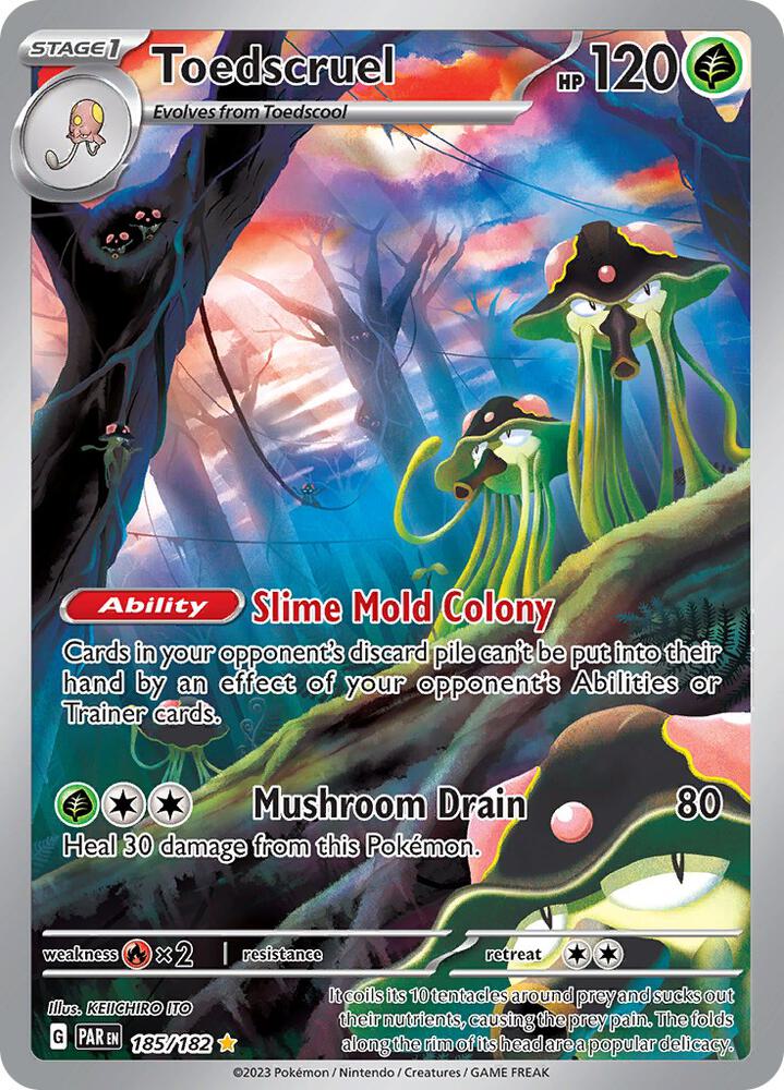 Toedscruel 185/182 (SV04: Paradox Rift) - Holofoil