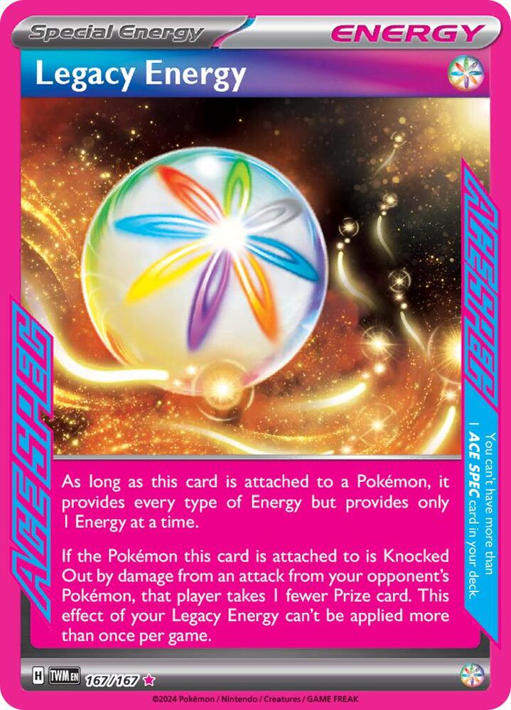 Legacy Energy 167/167 (SV06: Twilight Masquerade) - Holofoil