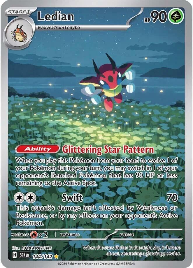 Ledian 144/142 (SV07: Stellar Crown) - Holofoil