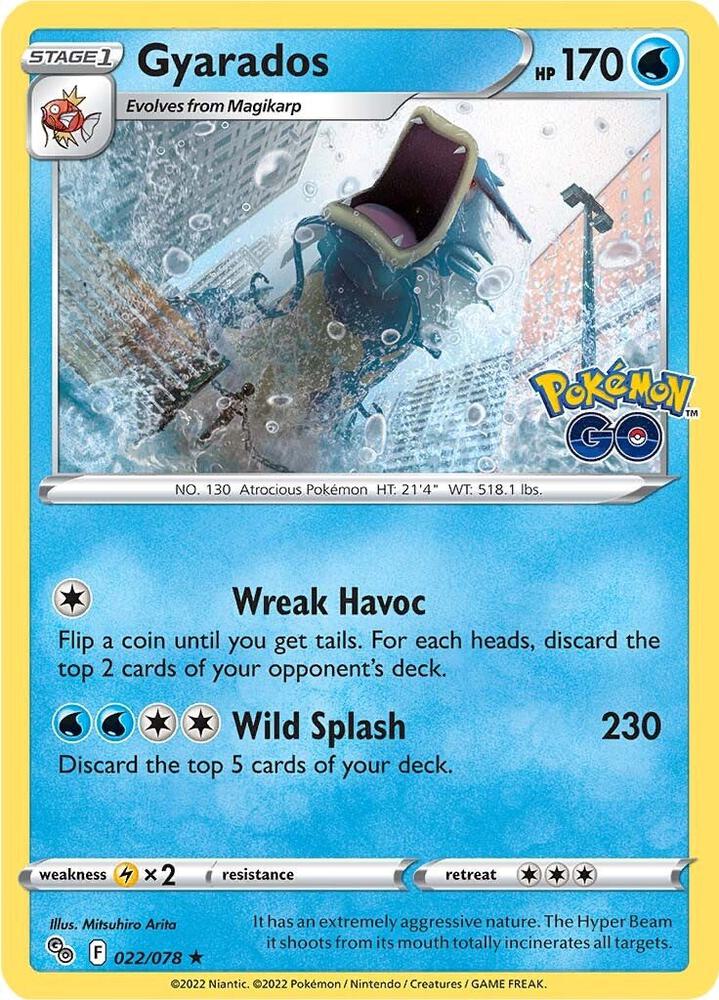 Gyarados 022/078 (Pokemon GO) - Holofoil