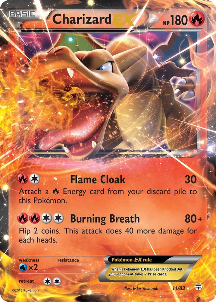 Charizard EX 11/83 (Generations) - Holofoil