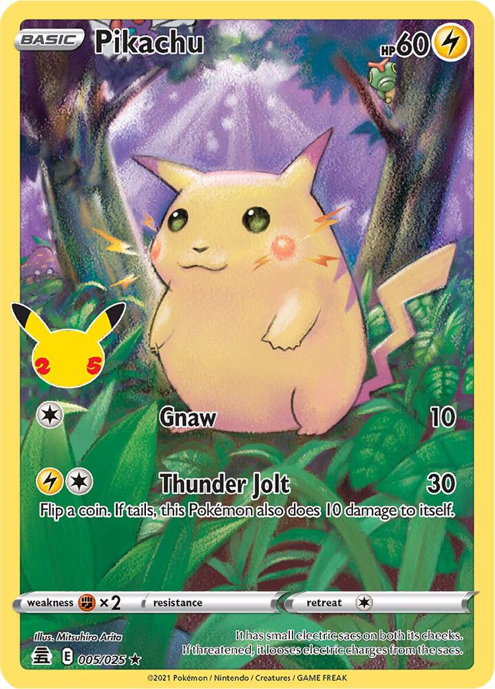 Pikachu 005/025 (Celebrations) - Holofoil