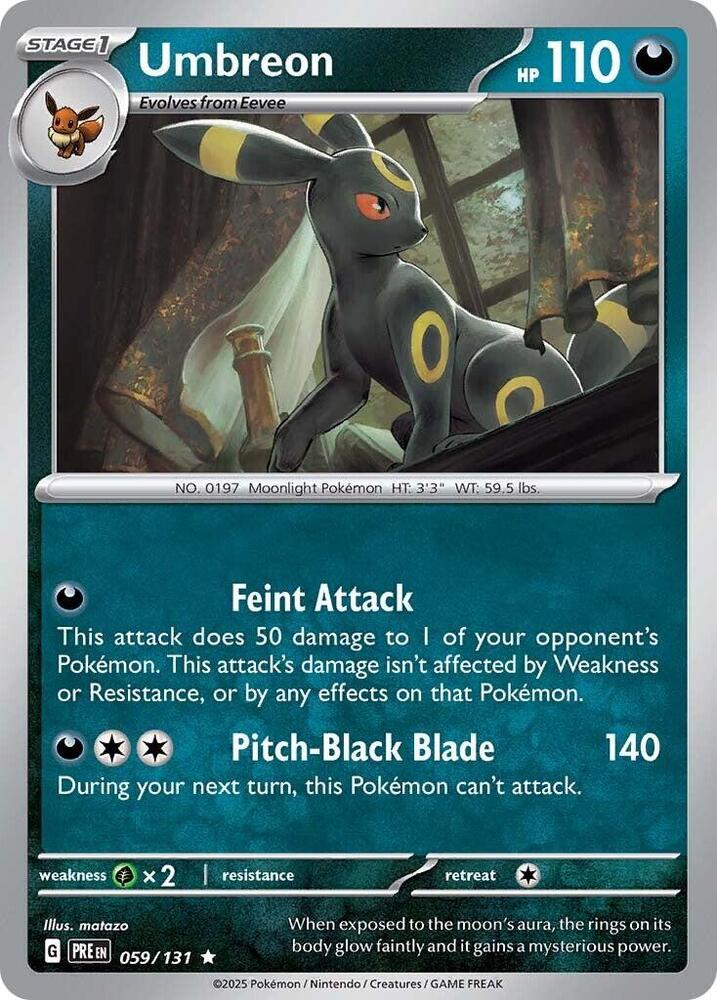 Umbreon 059/131 (SV: Prismatic Evolutions) - Holofoil