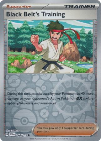 Black Belt's Training 144/159 (SV09: Journey Together) - Reverse Holofoil
