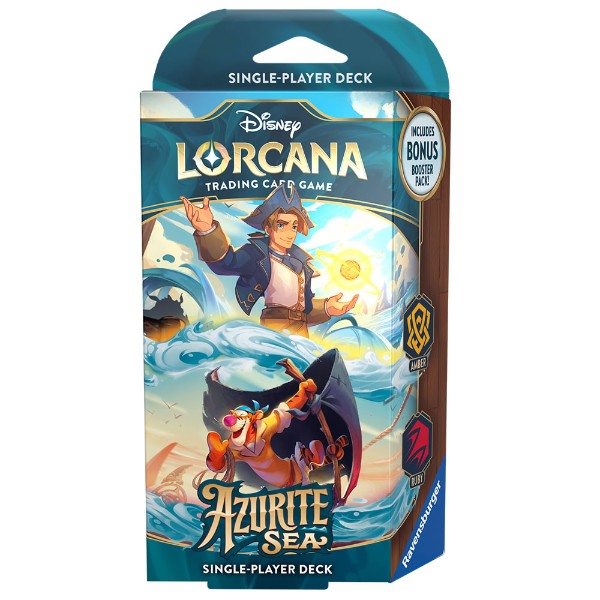 Disney Lorcana - TCG - Azurite Sea Single Player (Starter) Deck (Assorted)