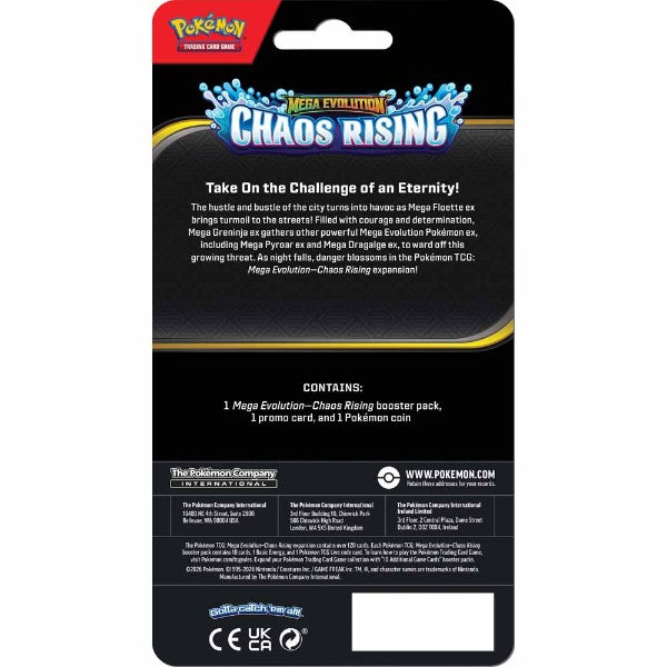 Pokemon - TCG - Mega Evolution Chaos Rising Checklane Blister