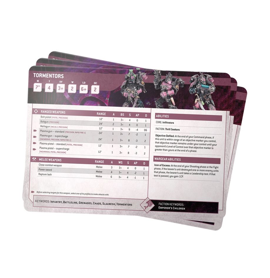 37-03 Datasheet Cards: Emperors Children