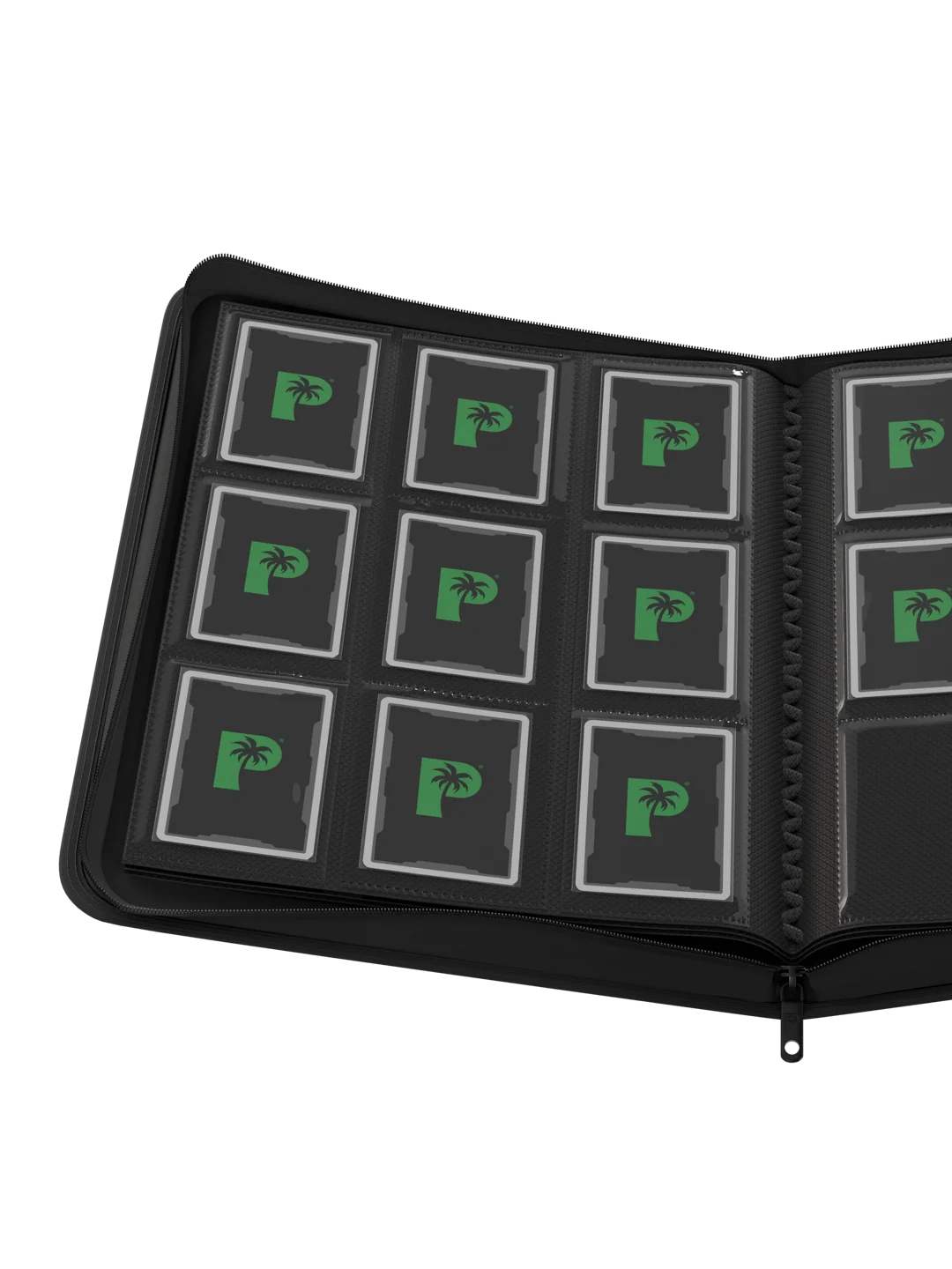 Stealth 9 Pocket Zip Binder - Black