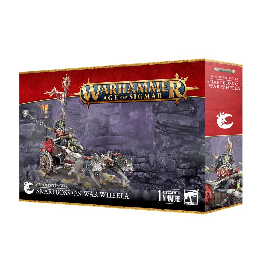 89-91 Gloomspite Gitz: Snarlboss on War-Wheela