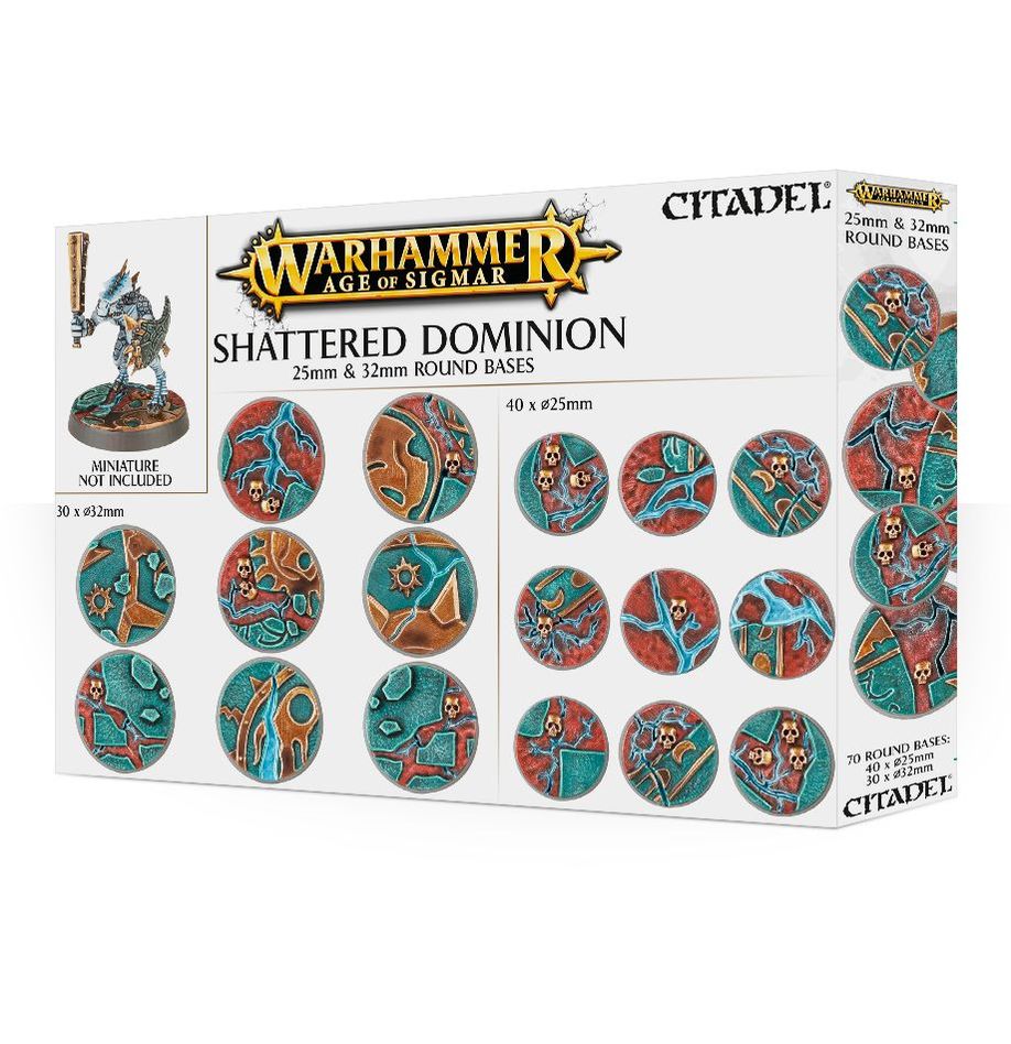 66-96 AOS: Shattered Dominion: 25 & 32mm Round Bases