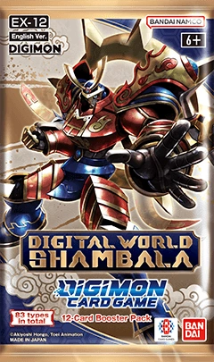 Digimon Card Game Shambala EX-12 Booster Pack