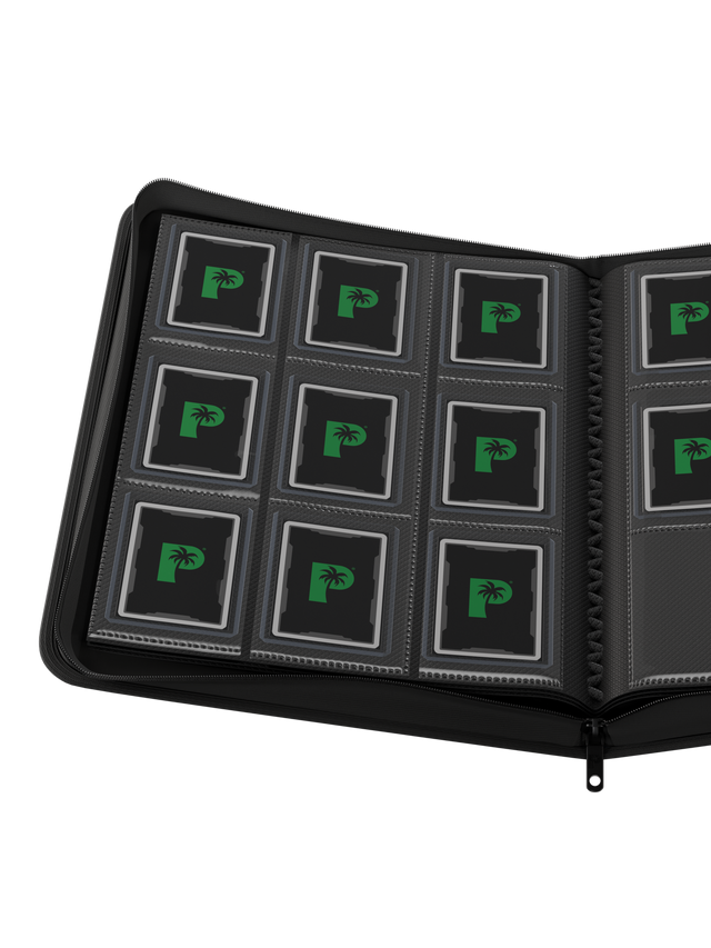 Collector's Series 9 Pocket Top Loader Zip Binder - Black