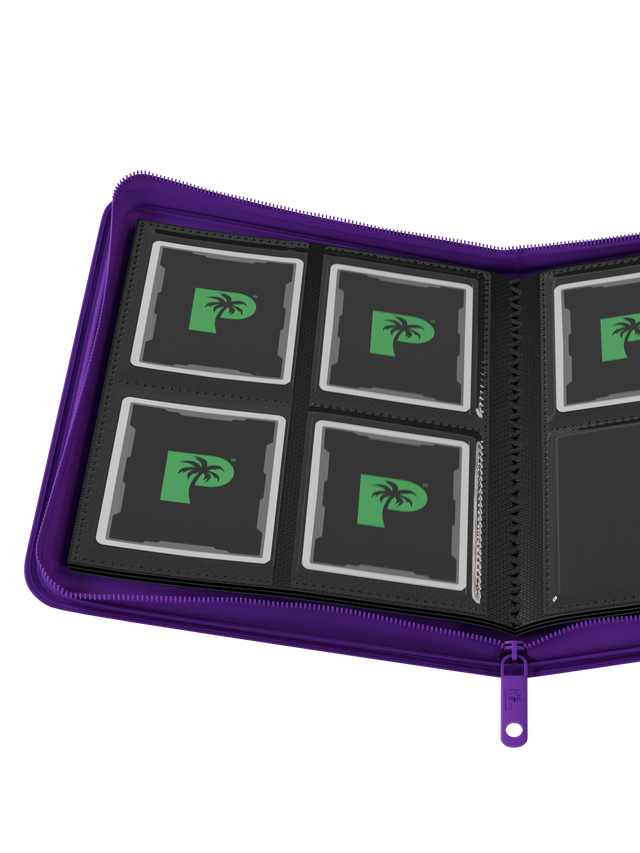 Collector's Series 4 Pocket Zip Binder - Purple
