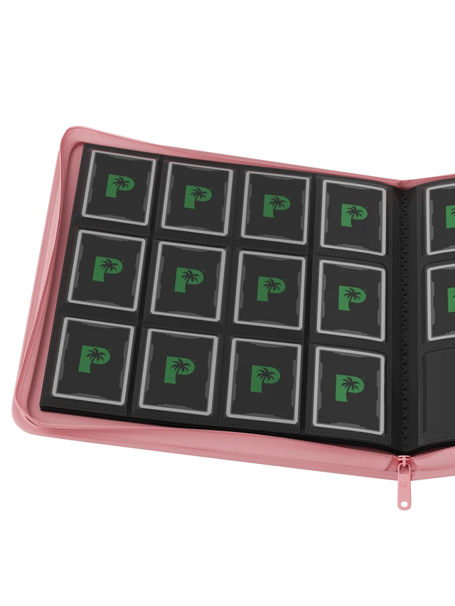 Collector's Series 12 Pocket Zip Binder - Pink