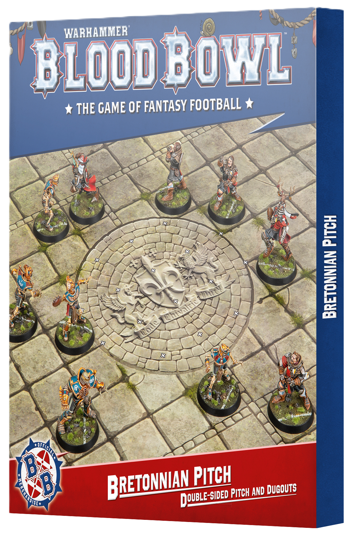 202-56 B/BOWL: BRETONNIAN TEAM PITCH & DUGOUTS