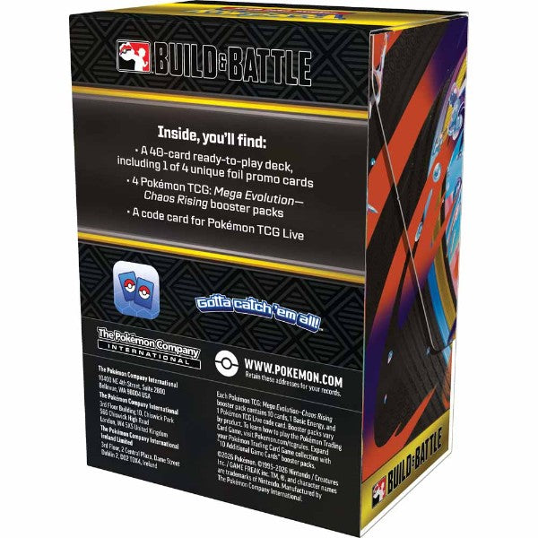 Pokemon - TCG - Mega Evolution Chaos Rising Build & Battle Box