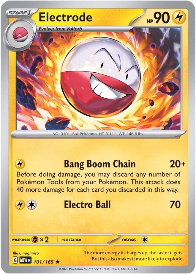 Electrode 101/165 (SV: Scarlet & Violet 151) - Holofoil