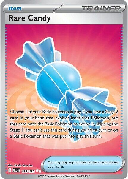 Rare Candy 175/132 (ME01: Mega Evolution) - Holofoil