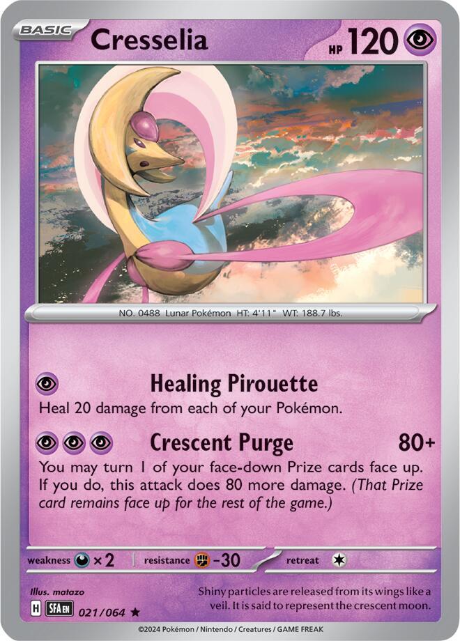 Cresselia 021/064 (SV: Shrouded Fable) - Holofoil