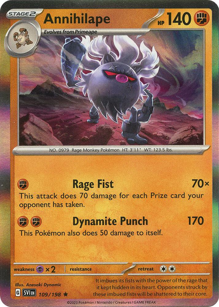Annihilape 109/198 (SV01: Scarlet & Violet Base Set) - Holofoil