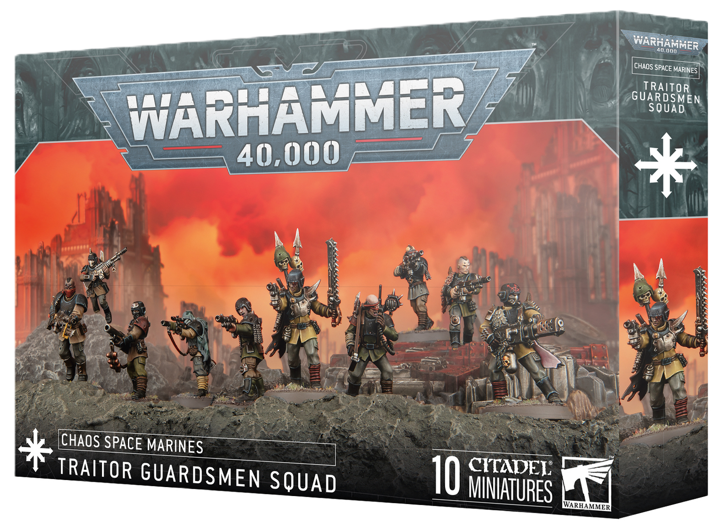 43-107 CHAOS SPACE MARINES: TRAITOR GUARDSMEN SQUAD