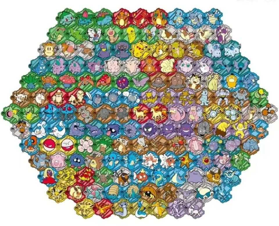 Pokemon TCG: 151 Puzzle Fridge Magnet Simplified Chinese Box