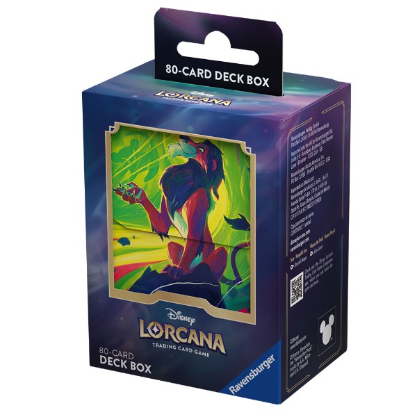 Disney Lorcana - TCG - Scar the Vengeful Lion Deck Box