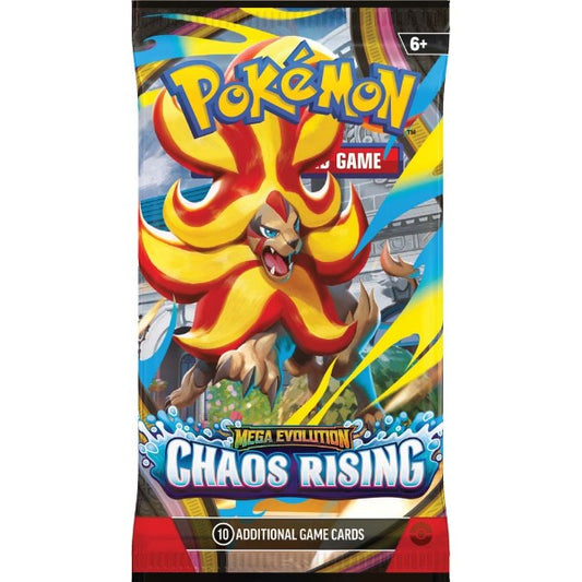 Pokemon - TCG - Mega Evolution Chaos Rising Booster Pack