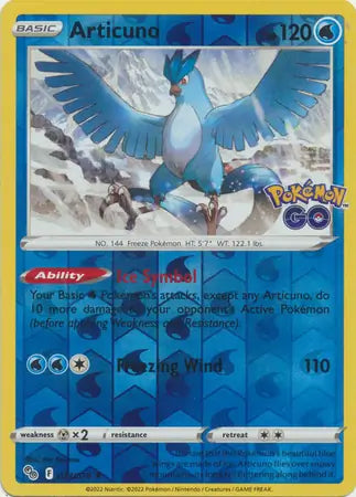 Articuno 024/078 (Pokemon GO)  - Reverse Holofoil