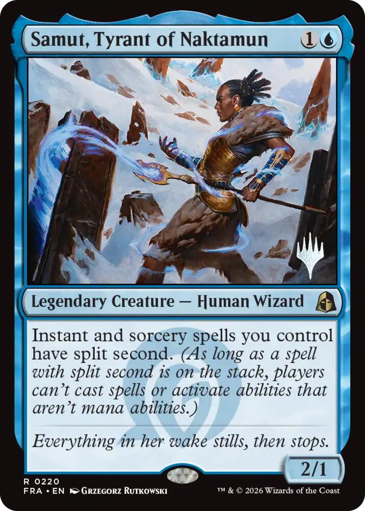 Samut Tyrant of Naktamun 220 (Promo Pack: Reality Fracture) 