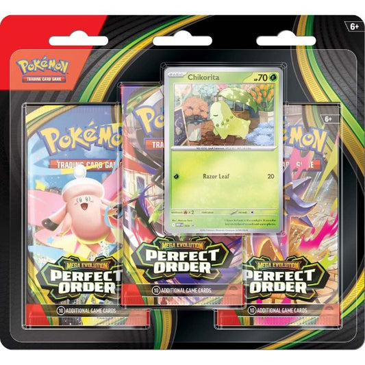Pokemon - TCG - Mega Evolution Perfect Order 3-Pack Blister
