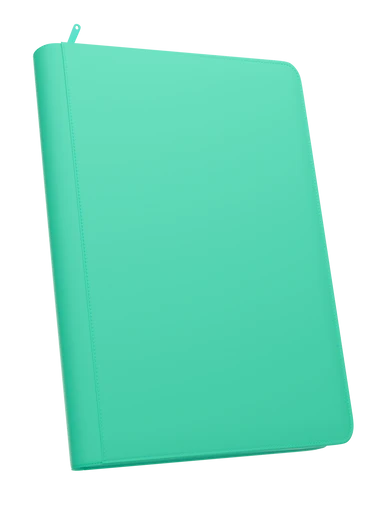Stealth 9 Pocket Zip Binder - Turquoise