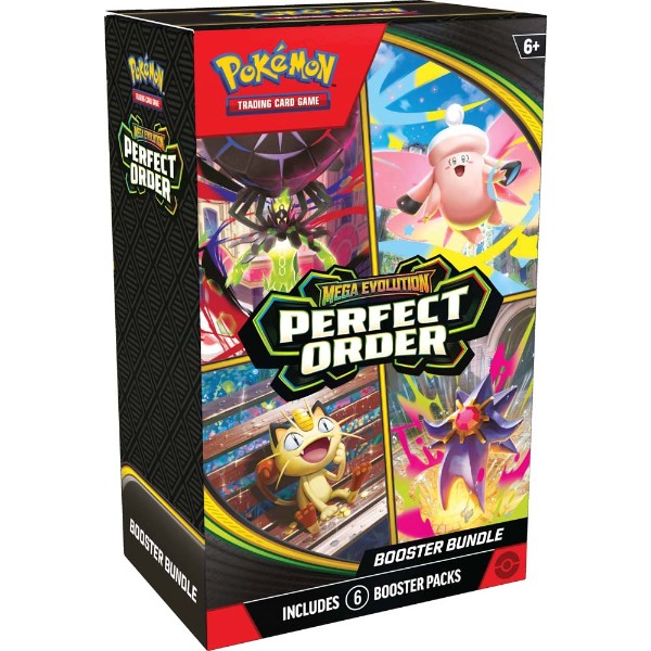 Pokemon - TCG - Mega Evolution Perfect Order Booster Bundle (6 packs)