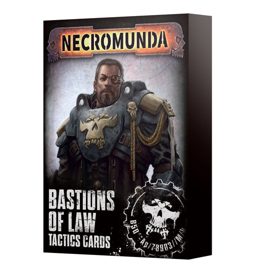301-49 NECROMUNDA:BASTIONS OF LAW TACTICS CARDS