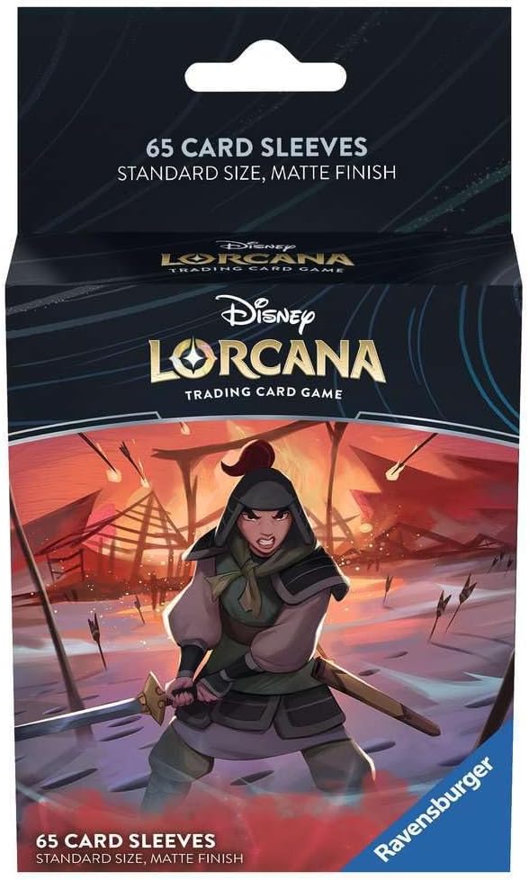 Disney Lorcana Trading Card Game: Rise of The Flood Shapes - Mulan Card Sleeves