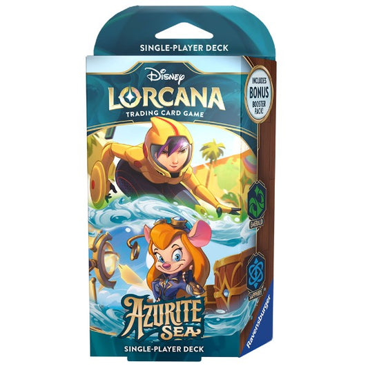 Disney Lorcana - TCG - Azurite Sea Single Player (Starter) Deck (Assorted)
