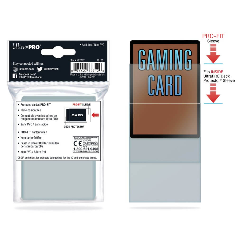 ULTRA PRO Card Sleeves - Pro-Fit Standard