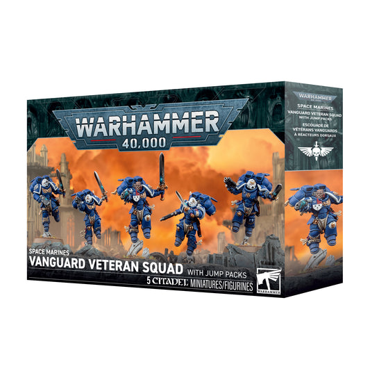 48-106 Space Marines: Vanguard veteran squad with jump packs