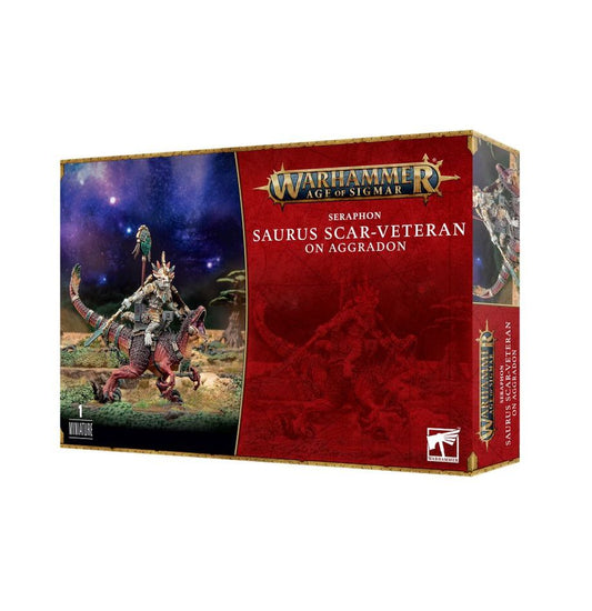 88-24 Seraphon: Saurus Scar-Veteran on Aggradon