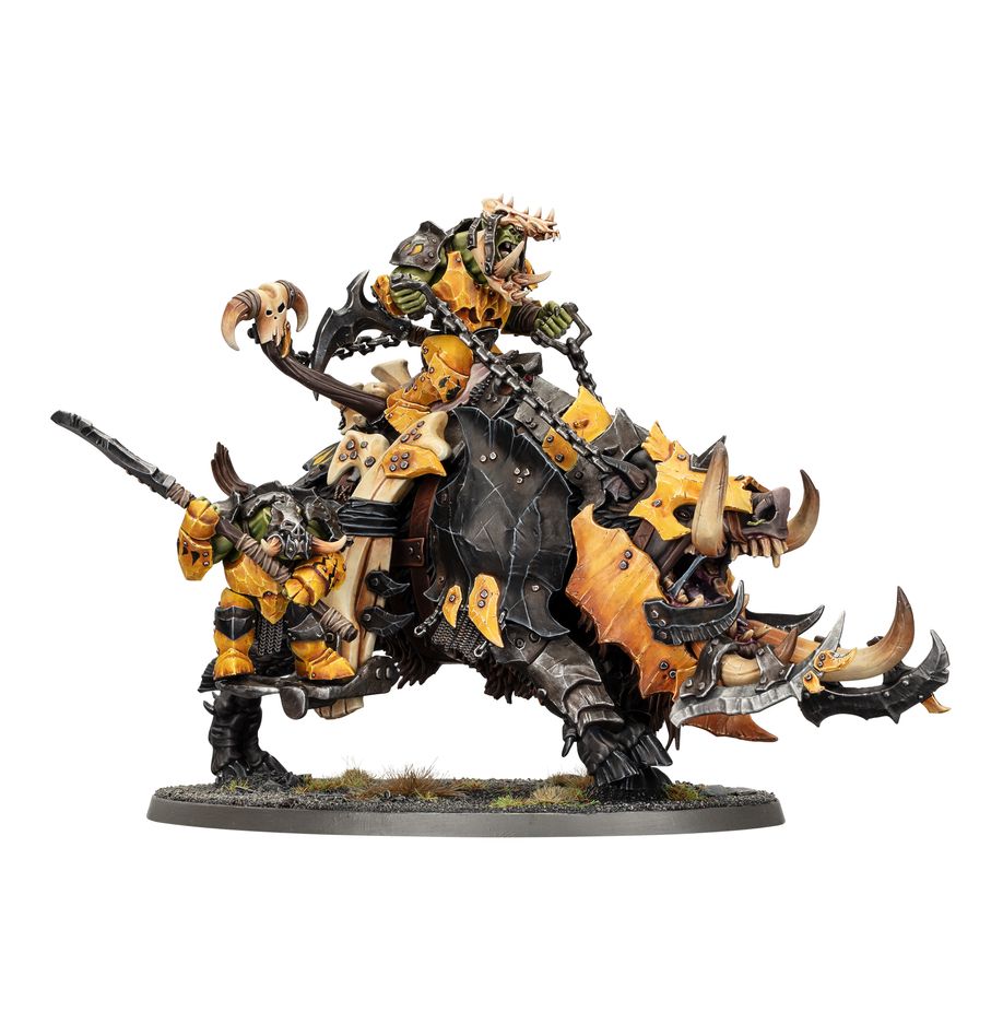89-81 Orruk Warclans: Tuskaboss On Maw-Grunta