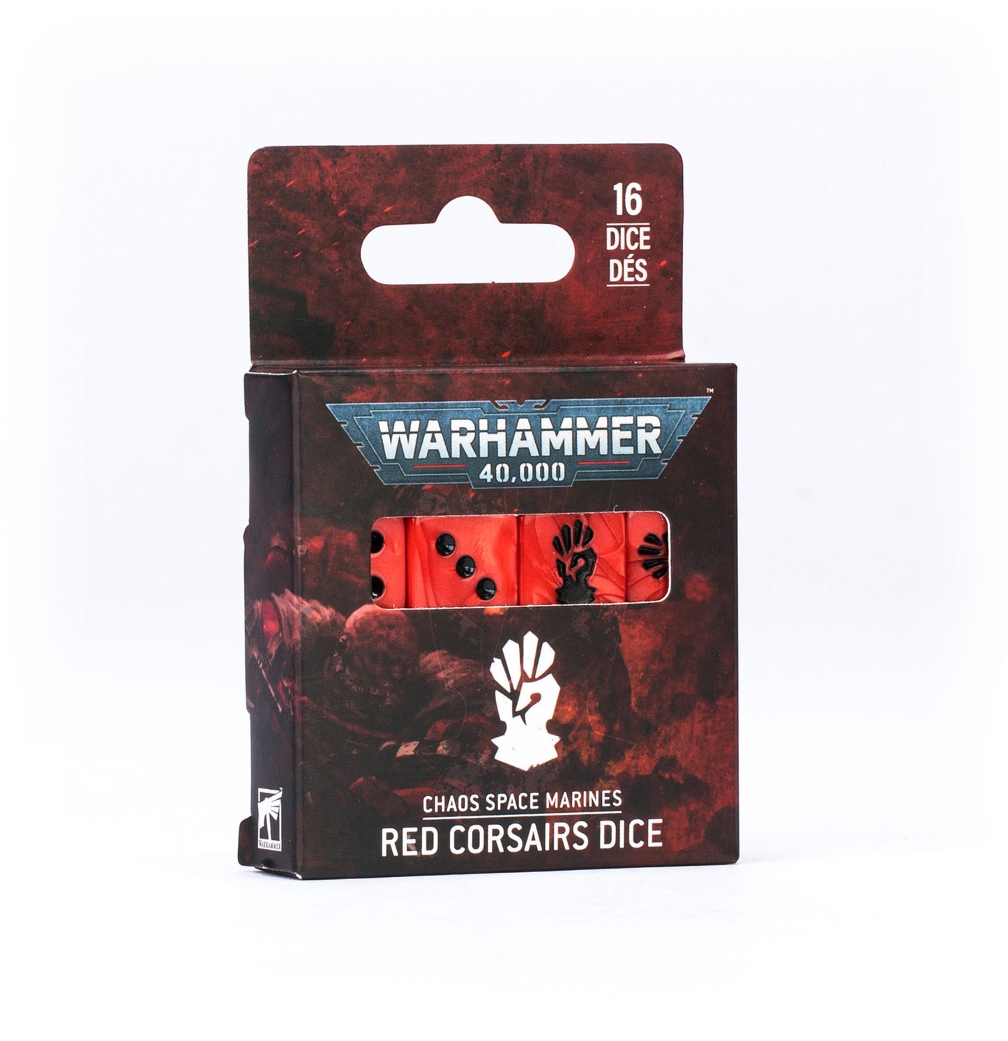 43-115 CHAOS SPACE MARINES: RED CORSAIRS DICE