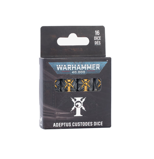 01-16 WARHAMMER 40000: ADEPTUS CUSTODES DICE